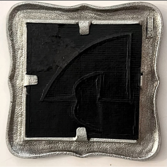 Baby Dedication Pewter Picture Frame With Verse Vintage 90’s - Picture 3 of 3